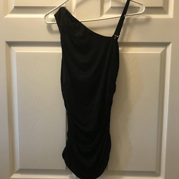 bebe Tops - One Shoulder Top with detachable strap